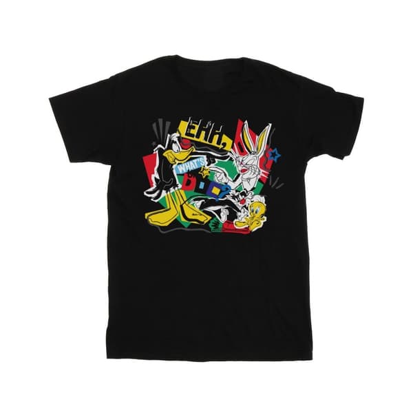 Looney Tunes Mens Scrap Collage T-Shirt
