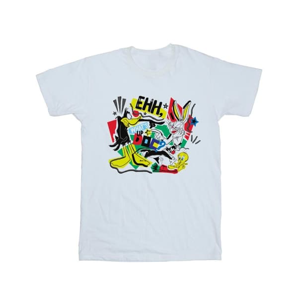 Looney Tunes Mens Scrap Collage T-Shirt