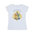 Miniatyrbilde 1 av 3: Harry Potter Womens/Ladies Hogwarts School Emblem Cotton T-Shirt