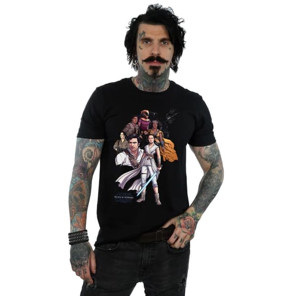 Star Wars: The Rise of Skywalker Mens Star Wars The Rise Of Skywalker Resistance Illustration T-Shirt