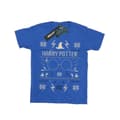 Miniatyrbilde 1 av 3: Harry Potter Girls Christmas Pattern Cotton T-Shirt