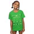 Miniatyrbillede 2 af 3: Harry Potter Girls Christmas Pattern Cotton T-Shirt