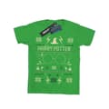 Miniatyrbillede 1 af 3: Harry Potter Girls Christmas Pattern Cotton T-Shirt