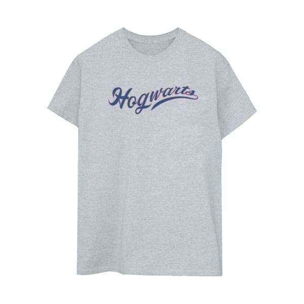 Harry Potter Dam/Tjej Hogwarts Writing Boyfriend-T-shirt i bomull