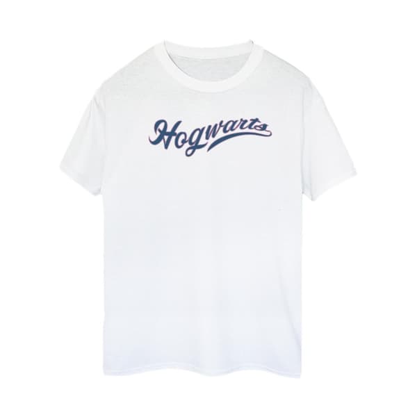 Harry Potter Dam/Tjej Hogwarts Writing Boyfriend-T-shirt i bomull
