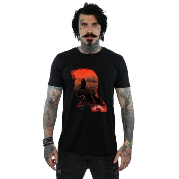 Harry Potter Mens Battle Silhouette T-Shirt