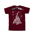 Miniatyrbild 1 av 3: Star Wars T-shirt i bomull med julgran för flickor