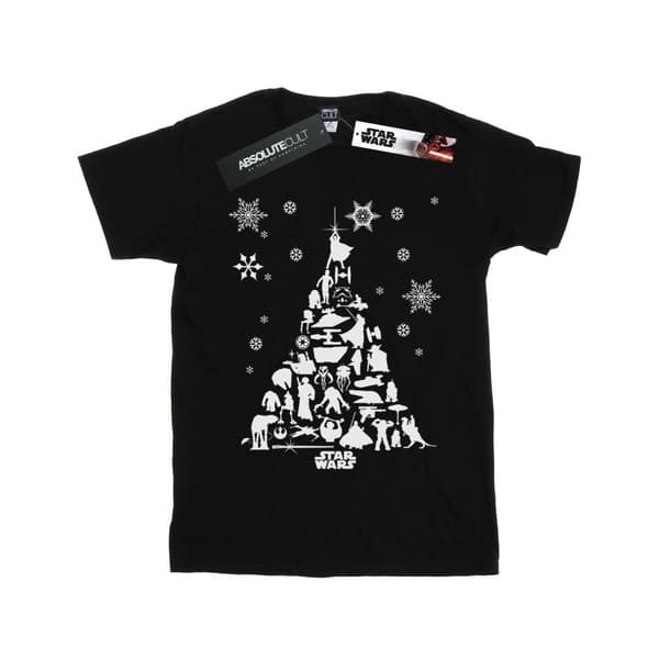 Star Wars Girls Christmas Tree Cotton T-Shirt