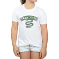 Miniatyrbillede 3 af 5: Harry Potter Girls Slytherin Sport Emblem Cotton T-Shirt