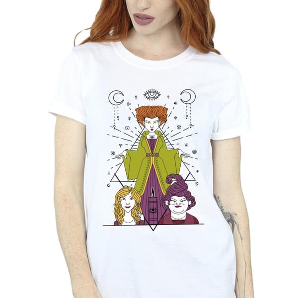 Disney Womens/Ladies Hocus Pocus Candle Cotton Boyfriend T-Shirt