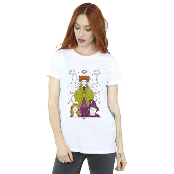 Disney Womens/Ladies Hocus Pocus Candle Cotton Boyfriend T-Shirt