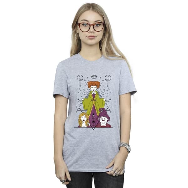 Disney Womens/Ladies Hocus Pocus Candle Cotton Boyfriend T-Shirt