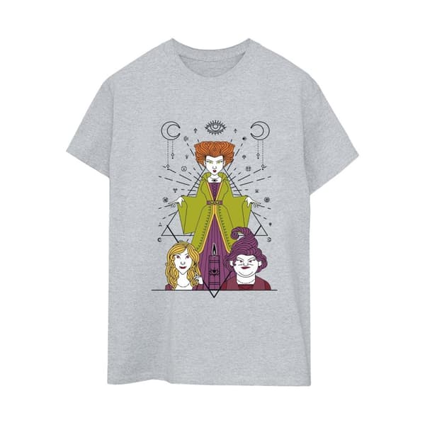 Disney Womens/Ladies Hocus Pocus Candle Cotton Boyfriend T-Shirt