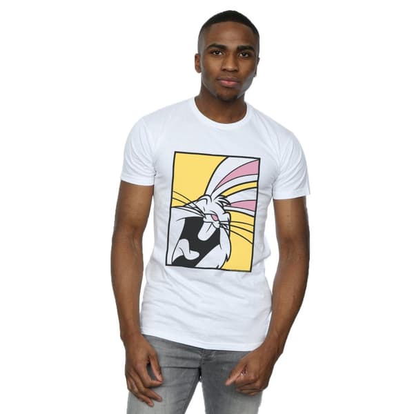 Looney Tunes Mens Bugs Bunny Laughing T-Shirt