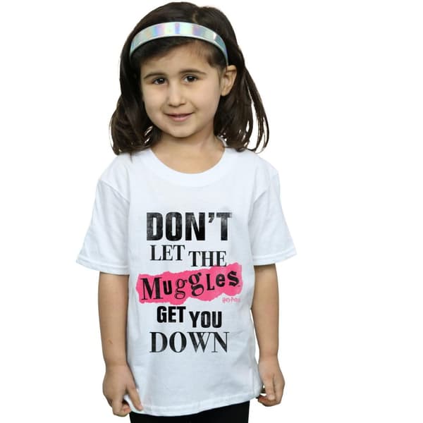 Harry Potter Girls Muggles Clippings Cotton T-Shirt