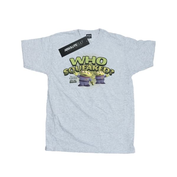 Disney Mens Toy Story Who Squeaked? T-Shirt