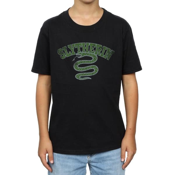 Harry Potter Boys Slytherin Sport Emblem T-Shirt