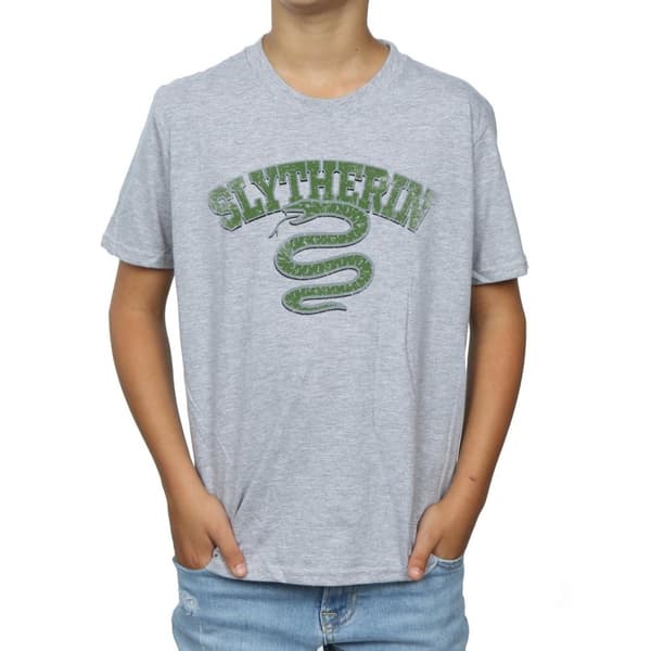 Harry Potter Boys Slytherin Sport Emblem T-Shirt