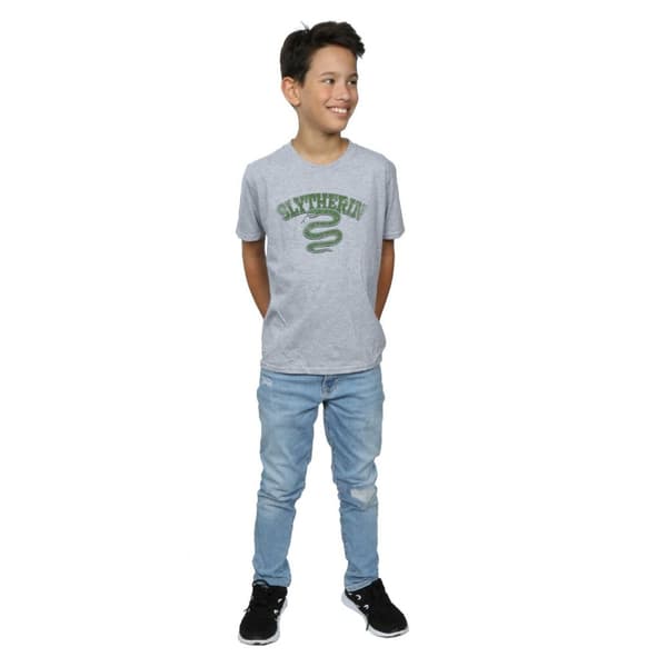 Harry Potter Boys Slytherin Sport Emblem T-Shirt