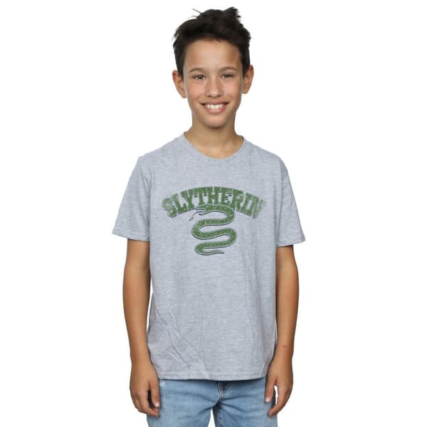 Harry Potter Boys Slytherin Sport Emblem T-Shirt