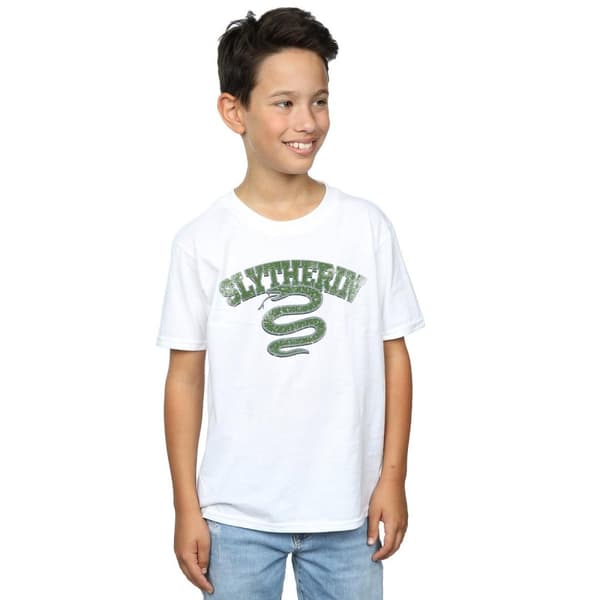 Harry Potter Boys Slytherin Sport Emblem T-Shirt