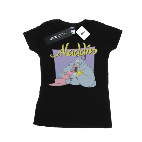 Disney Womens/Ladies Aladdin Genie Wishing Dude Cotton T-Shirt