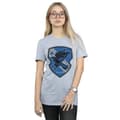 Miniatyrbild 2 av 5: Harry Potter Dam/Lady Ravenclaw Crest Boyfriend T-shirt i platt bomull