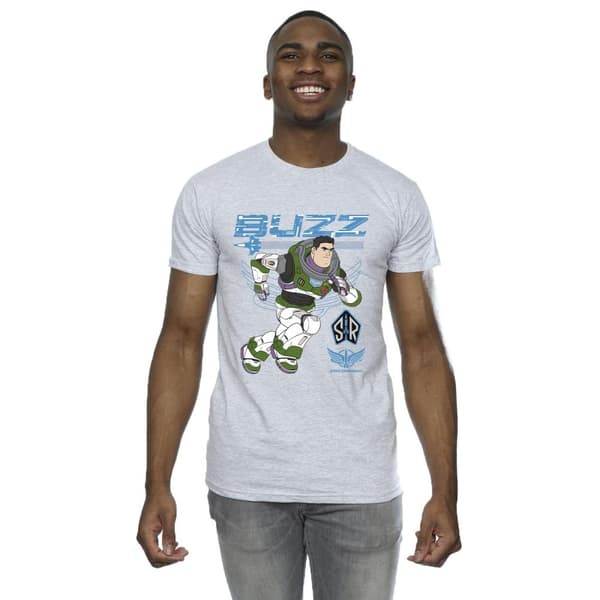 Disney Mens Lightyear Buzz Run To Action T-Shirt