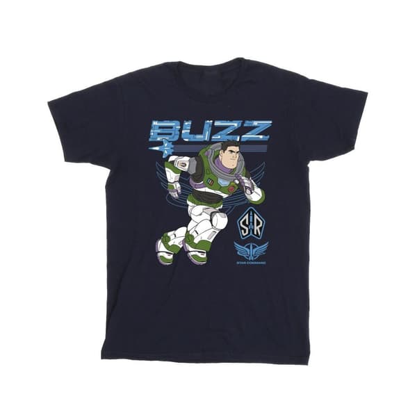 Disney Mens Lightyear Buzz Run To Action T-Shirt