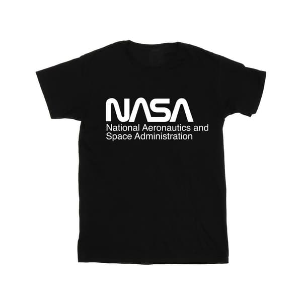 NASA Girls Logo One Tone Cotton T-Shirt
