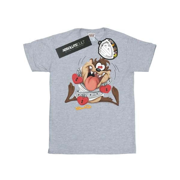 Looney Tunes Girls Taz Valentine´s Day Madly In Love Cotton T-Shirt
