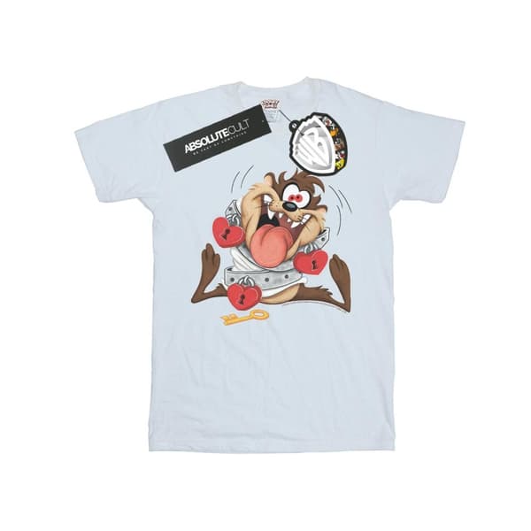 Looney Tunes Girls Taz Valentine´s Day Madly In Love Cotton T-Shirt