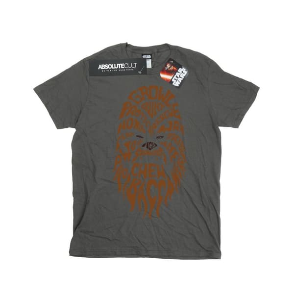 Star Wars Chewbacca T-shirt i bomull med texthuvud för flickor