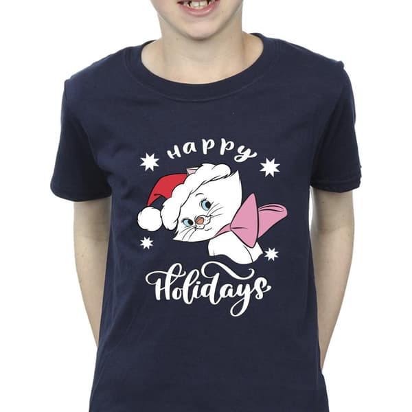 Disney Boys The Aristocats Happy Holidays T-Shirt