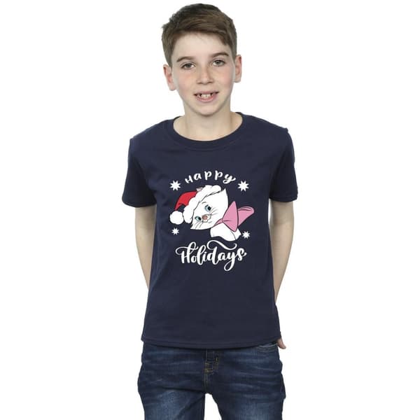 Disney Boys The Aristocats Happy Holidays T-Shirt