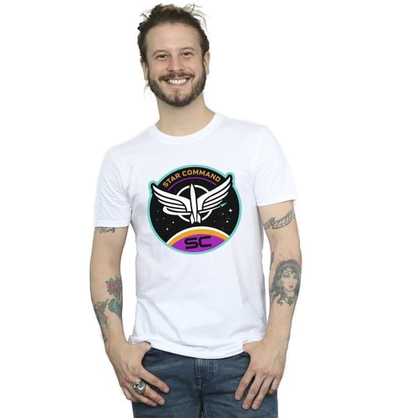 Disney Lightyear Star Command Circle T-shirt för herrar