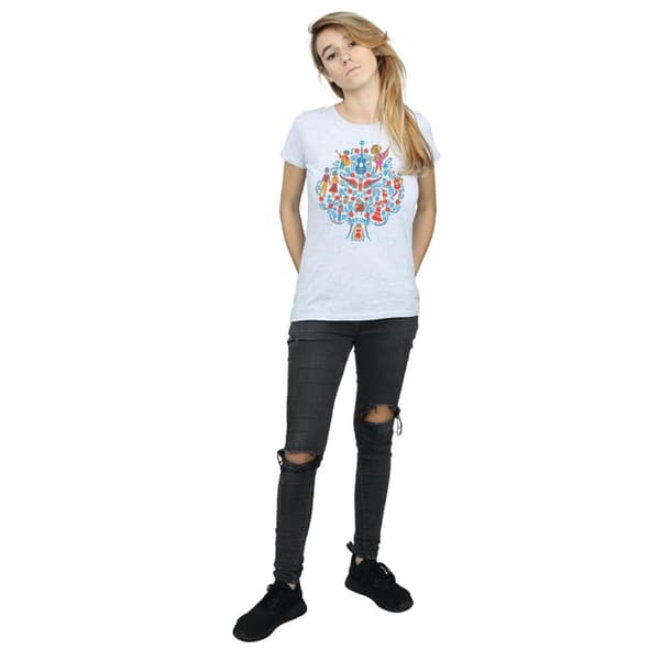 Disney T-shirt i bomull med Coco-trädmönster - dam/dam