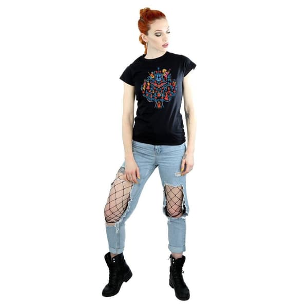Disney T-shirt i bomull med Coco-trädmönster - dam/dam