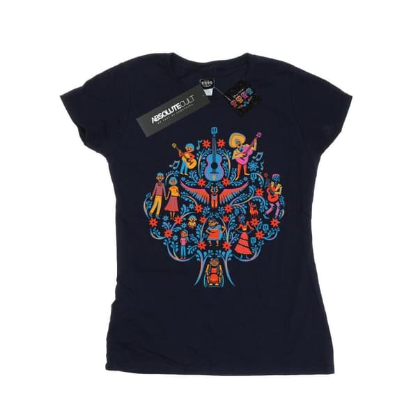 Disney T-shirt i bomull med Coco-trädmönster - dam/dam