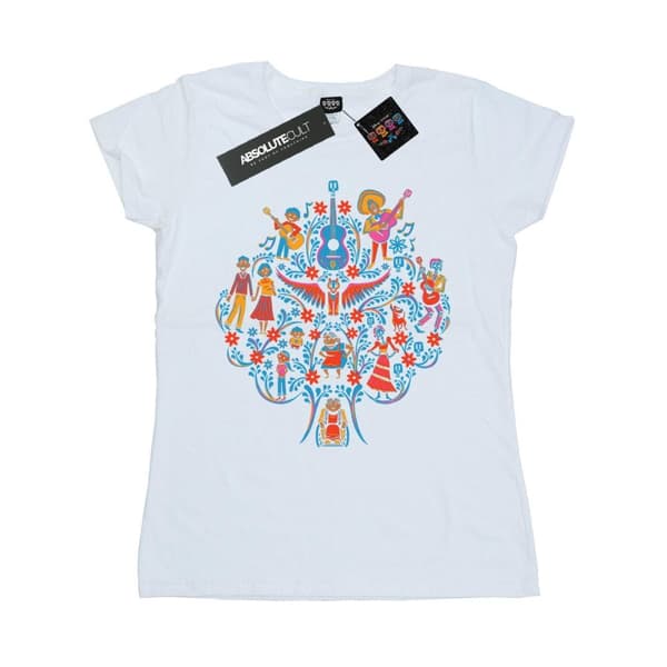 Disney T-shirt i bomull med Coco-trädmönster - dam/dam