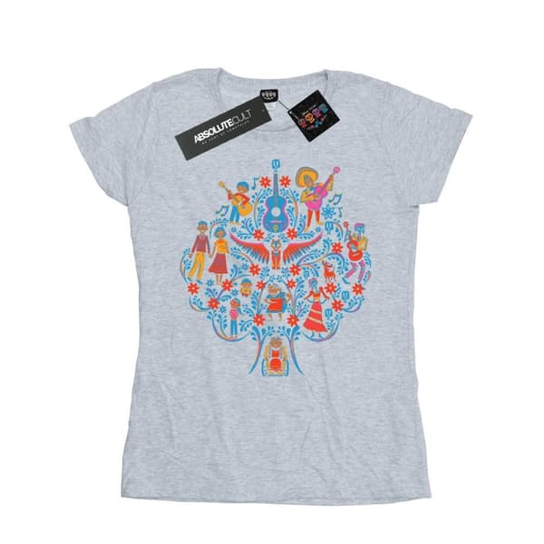 Disney T-shirt i bomull med Coco-trädmönster - dam/dam