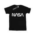 Miniatyrbild 1 av 5: NASA T-shirt i bomull med modern logotyp för flickor