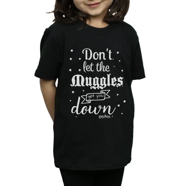 Harry Potter Girls Don´t Let The Muggles Cotton T-Shirt