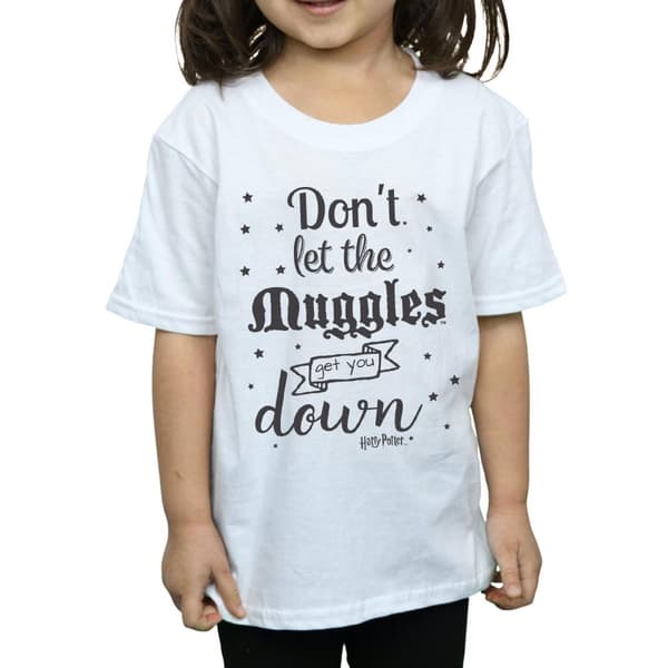 Harry Potter Girls Don´t Let The Muggles Cotton T-Shirt