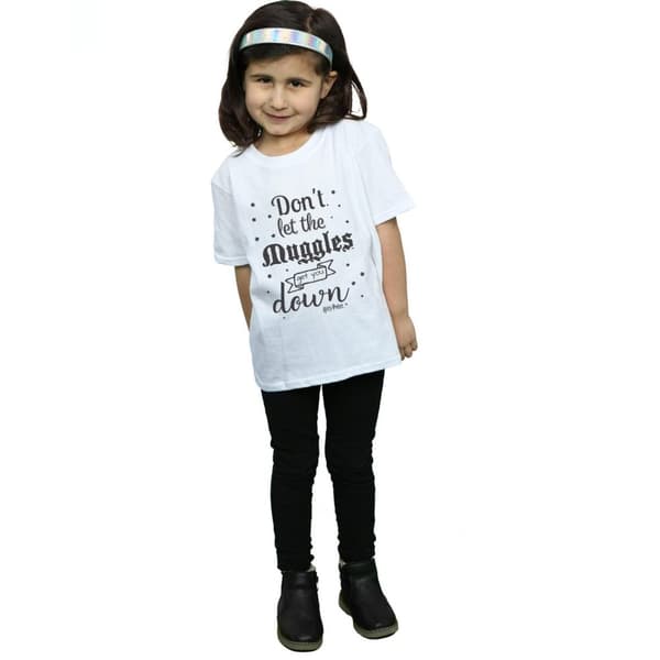 Harry Potter Girls Don´t Let The Muggles Cotton T-Shirt