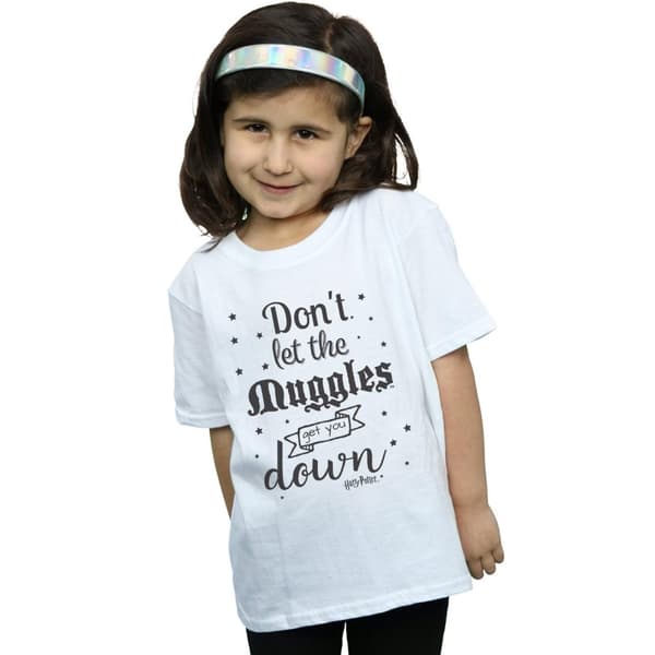 Harry Potter Girls Don´t Let The Muggles Cotton T-Shirt