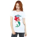 Pikkukuva 2 / 3: Disney Womens/Ladies The Little Mermaid Line Ariel Cotton Boyfriend T-Shirt
