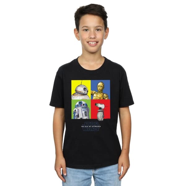 Star Wars: The Rise of Skywalker Star Wars The Rise Of Skywalker Droid Squares T-shirt för pojkar