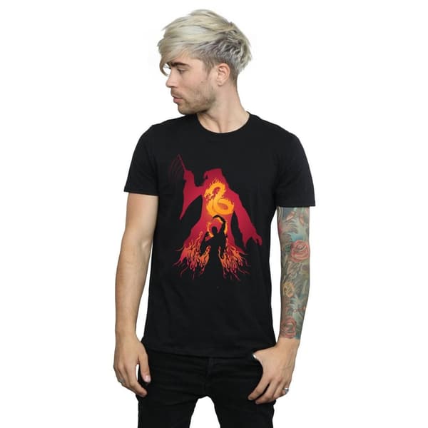 Harry Potter Mens Dumbledore Silhouette T-Shirt