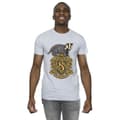Miniatyrbild 2 av 3: Harry Potter Hufflepuff Sketch Crest T-shirt för herrar